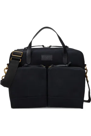 Ralph Lauren Portalaptop con ribete de cuero