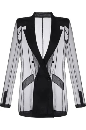 Elisabetta Franchi Blazer de organza