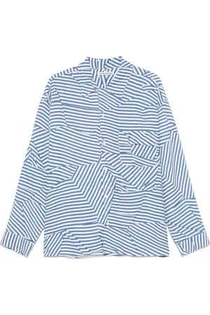 YMC Camisa con rayas estampadas