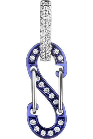 Eera Arete Small Romy en oro blanco de 18kt con diamante