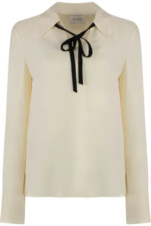 ST. JOHN Blusa manga larga