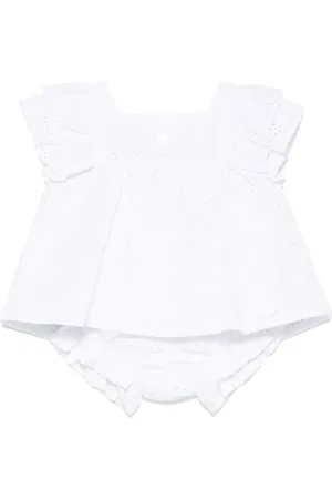 PATACHOU Set de shorts con bordado inglés