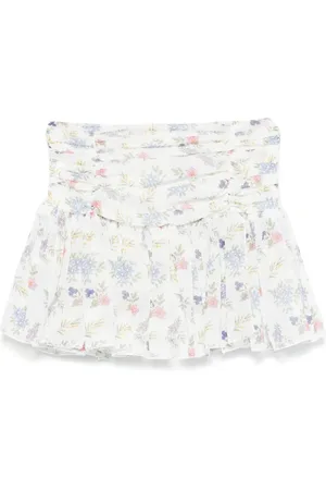 MISS GRANT Falda corta con estampado floral