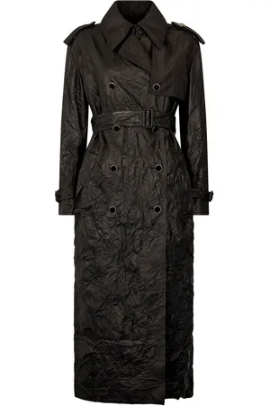 Roberto Cavalli Gabardina con efecto arrugado