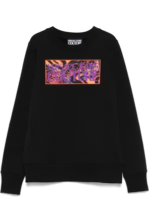 VERSACE Sudadera con parche del logo
