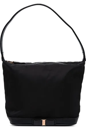 Salvatore Ferragamo Bolsa de hombro Nylon Vara Bow 2000-2024