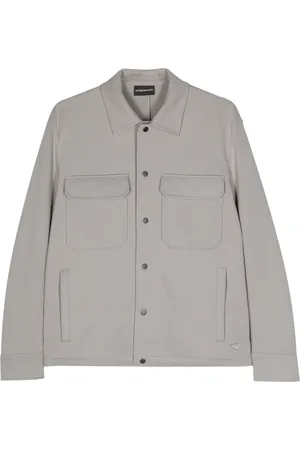 Emporio Armani Sobrecamisa de tejido jersey