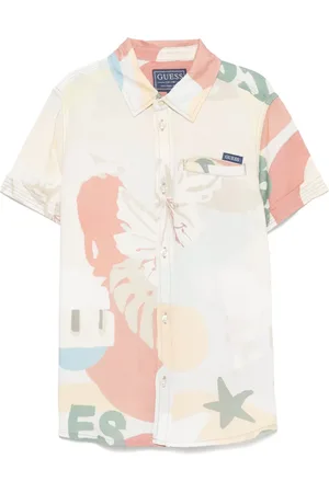 Guess Camisa con estampado abstracto