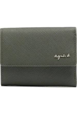 AGNÈS B. Cartera con placa del logo