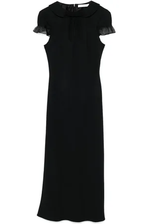 Alessandra Rich Vestido midi con detalle de moño