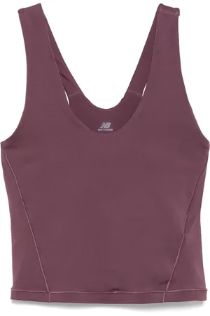 New Balance Top deportivo con logo estampado