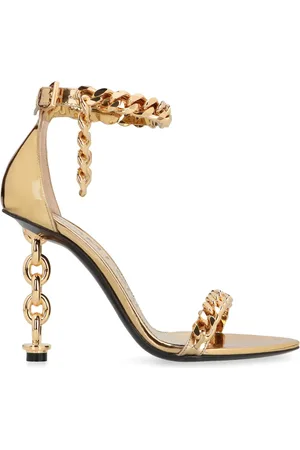 Tom Ford Sandalias con efecto metalizado y tacón de 100mm