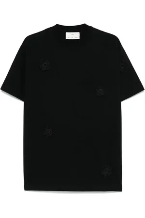 SONG FOR THE MUTE Playera con aplique de margarita