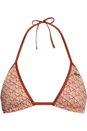 Lacoste Top de bikini estampado