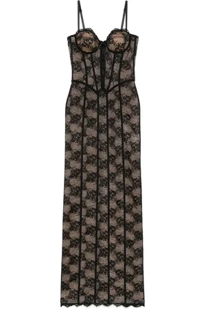 GIUSEPPE DI MORABITO Vestido de fiesta con encaje floral
