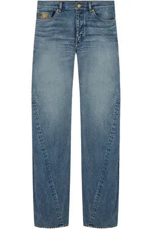 VERSACE Jeans estilo baggy con diseño retorcido