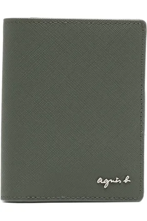 AGNÈS B. Cartera con placa del logo