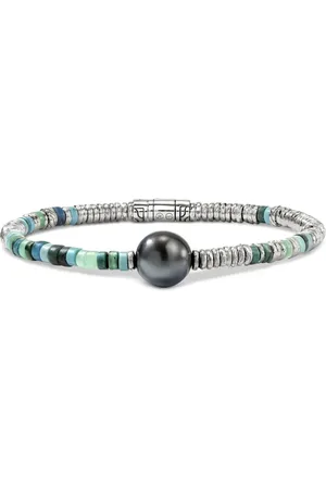 John Hardy Pulsera Heishi en plata de ley