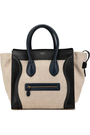 Céline 2010 Mini Canvas Tricolor Luggage tote bag