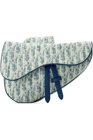 Dior Bolsa crossbody Kasuri Oblique Canvas Saddle 2000-2024
