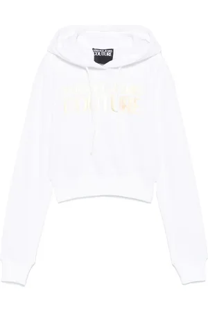 VERSACE Hoodie con logo estampado