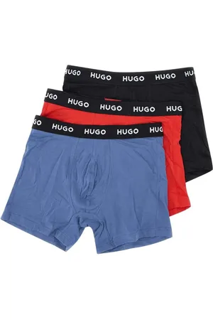 HUGO BOSS Set de tres piezas de ropa interior con logo en la pretina