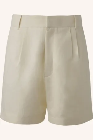 MISCI Linen-cotton tailored shorts
