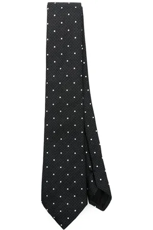 Giorgio Armani Corbata con estampado de lunares