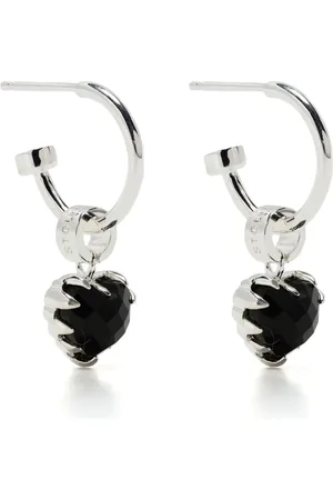 Stolen Girlfriends Club Aretes Love Anchor con dije de corazón