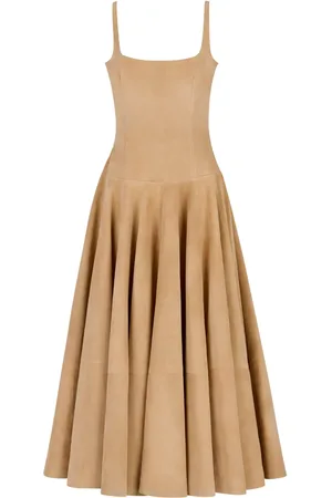 Marni Vestido midi acampanado sin mangas