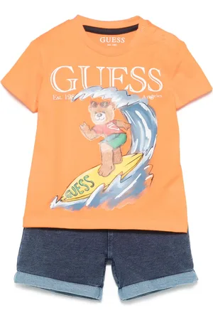 Guess Set de shorts con logo engomado