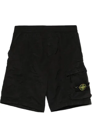 Stone Island Shorts deportivos con distintivo Compass