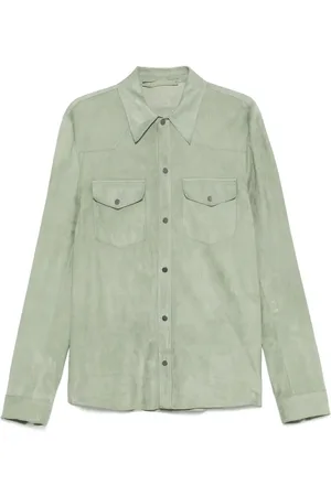 SALVATORE SANTORO Camisa de gamuza
