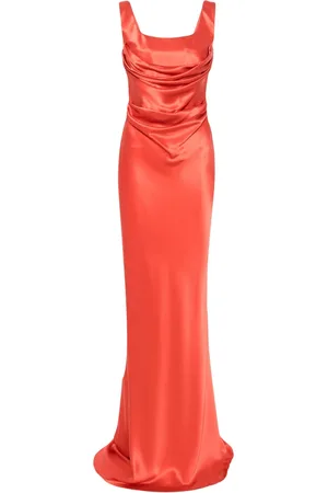 GIUSEPPE DI MORABITO Vestido largo de seda