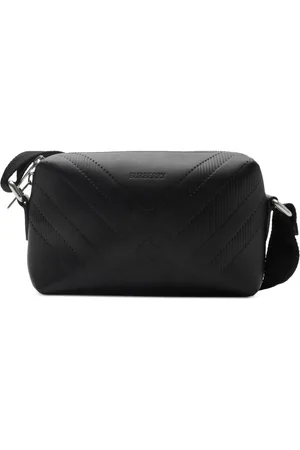 Burberry Mochila tipo mensajero con motivo de cuadros en relieve