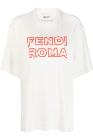 Fendi Playera con logo estampado