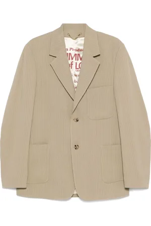Golden Goose Blazer con botones y rayas diplomáticas estampadas