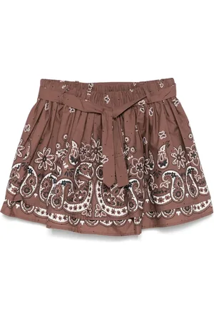 Maje Shorts con estampado de bandana