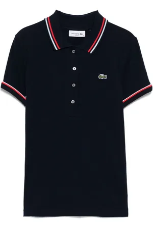 Lacoste Playera tipo polo manga larga