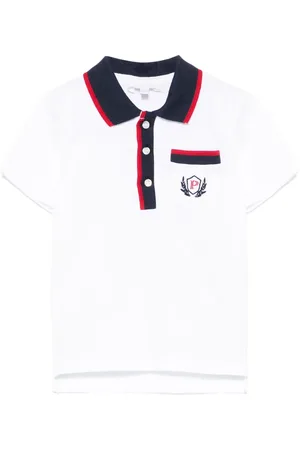 PATACHOU Playera tipo polo con logo bordado