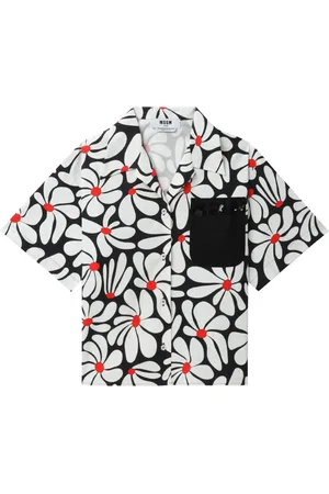 Msgm Camisa con estampado floral