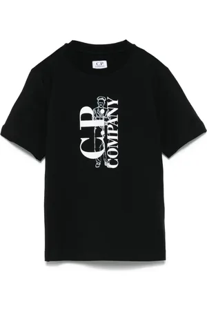 C.P. Company Playera con logo estampado