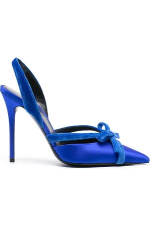 Tom Ford Zapatillas satinadas con tira trasera y tacón de 105mm
