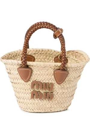 Miu Miu Tote con aplique del logo