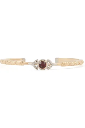Maison Margiela Brazalete con detalles de cristal