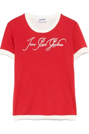 Jean Paul Gaultier Playera con logo bordado