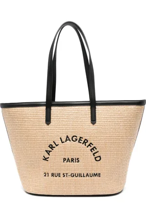 Karl Lagerfeld Tote con logo bordado