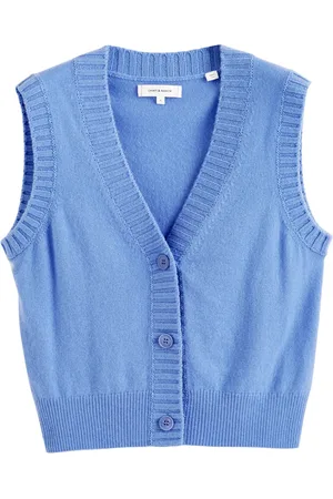 Chinti & Parker Chaleco tejido con cuello en V