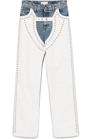 Stella McCartney Jeans rectos con apliques