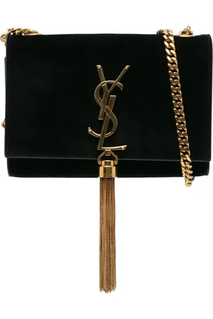 Saint Laurent Bolsa crossbody Small Velvet Monogram Kate Tassel 2013